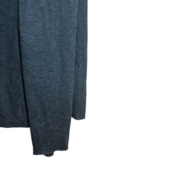Joan Vass Cardigan Womens Small Gray Cashmere Blend Stretch Open Sweater - Picture 5 of 9
